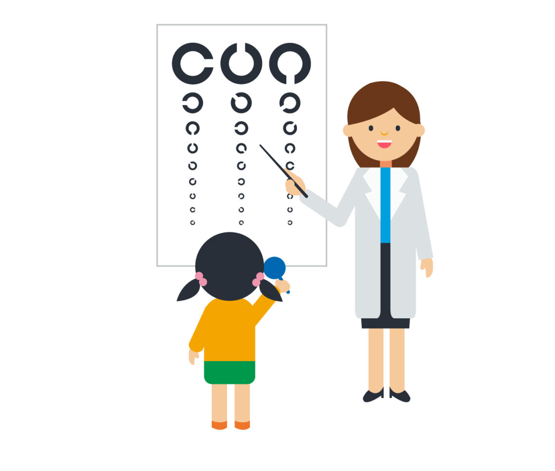 子どもの視力検査